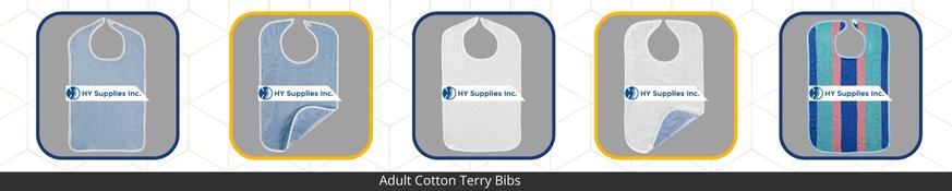 Adult Cotton Terry Bibs